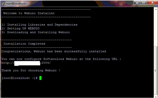 Cara Install Webuzo di VPS Linux CentOS