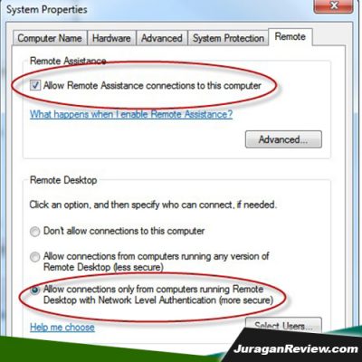 Cara Mengaktifkan Remote Dekstop Pada Windows 7