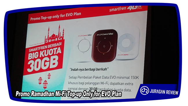Promo Ramadhan Mi-Fi Top-up Only for EVO Plan