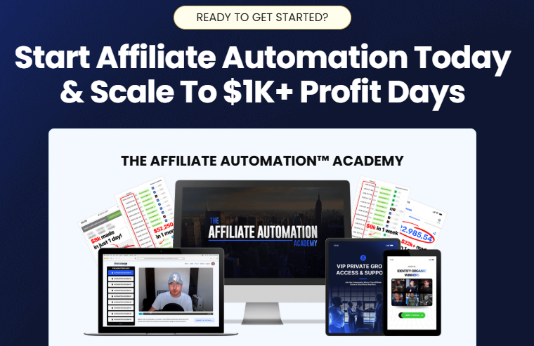 THE AFFILIATE AUTOMATION ACADEMY Review Upgrade