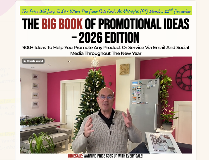 The BIG Book Of Promotional Ideas 2026 review
