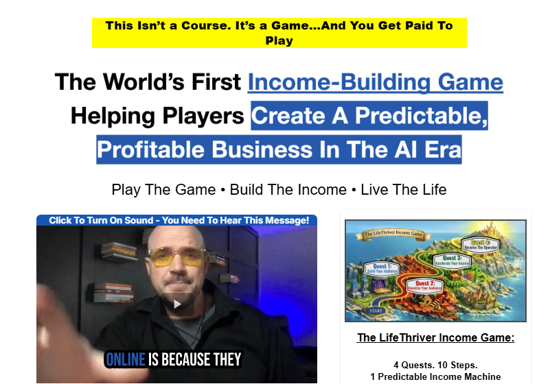 LifeThriver Income Game Review