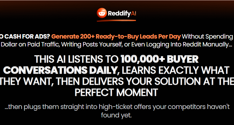 ReddifyAI Review 2026 & OTO