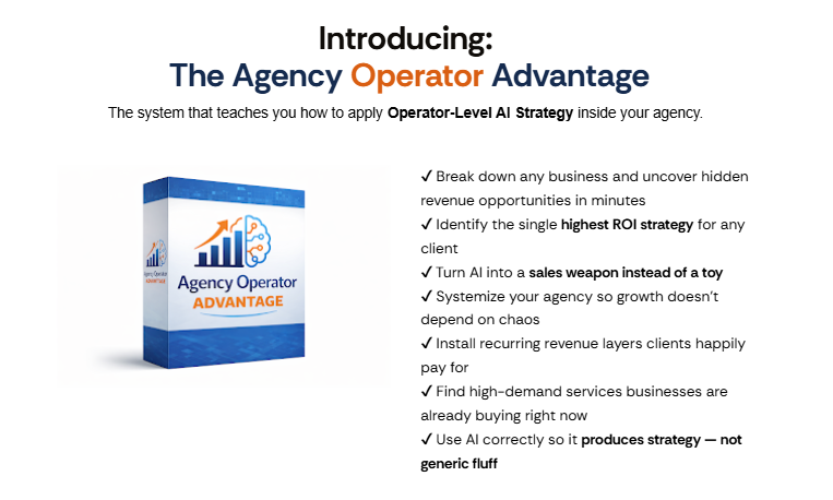 Agency Operator Advantage Review — Neil Macpherson's Proven Framework for Landing Recurring Revenue Clients, Delivering Real Results, and Scaling a Lean Digital Agency in 2026 2 Agency Operator Advantage Review 2026