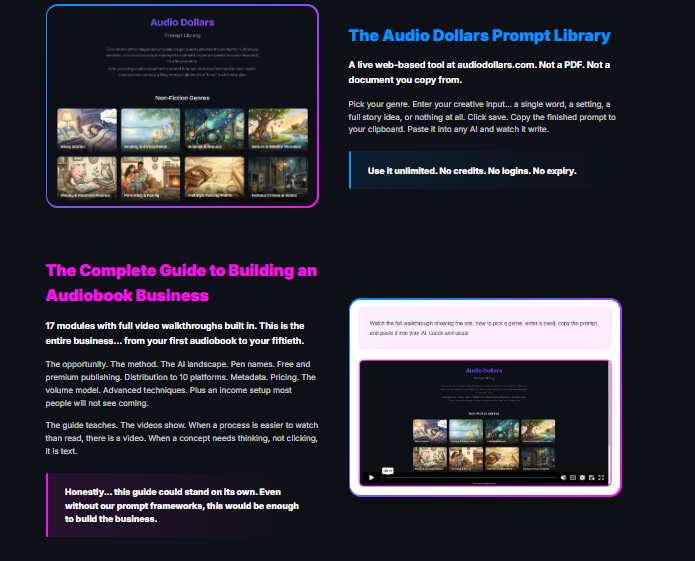 AUDIO DOLLARS Review — Søren Jordansen's 4-Step AI Audiobook Pipeline That Turns a Script Into a Published Royalty Asset in Under an Hour, Across 16 Genres, With No Writing Skill Required 5 Audio Dollars Review 2026