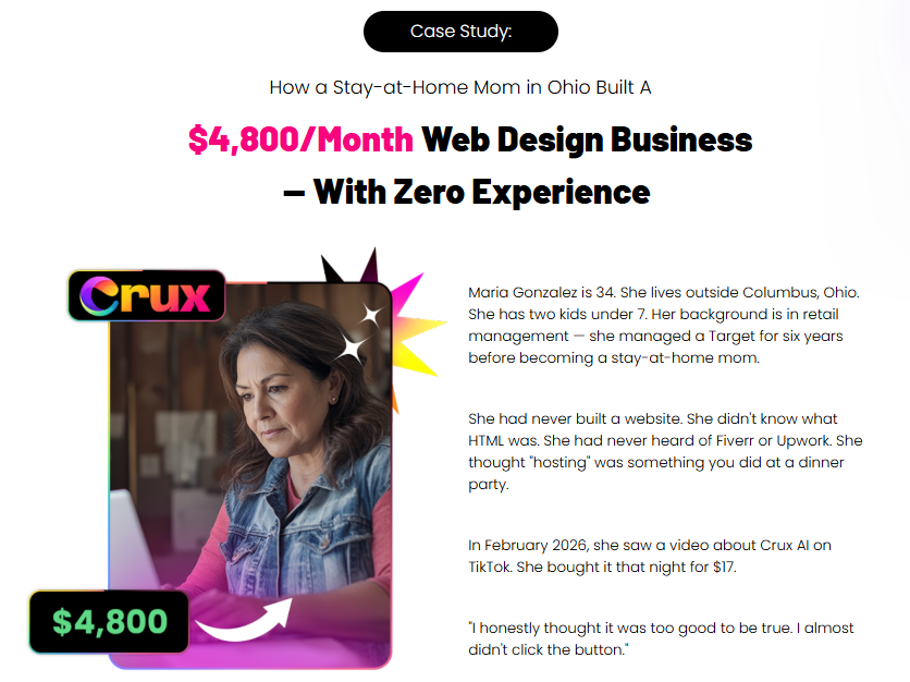 CRUX AI Review OTO: The Google Page One Shortcut, OTO Upgrades, and How to Make Money With It 2 CRUX AI Review OTO