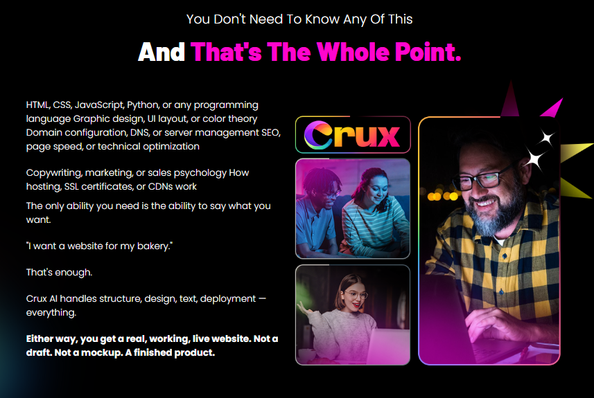 CRUX AI Review OTO: The Google Page One Shortcut, OTO Upgrades, and How to Make Money With It 5 CRUX AI Review OTO