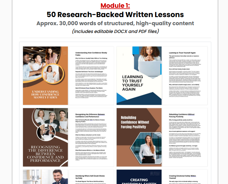 Confidence Comeback Blueprint PLR Firesale Review 2026: 50-Part Done-For-You Confidence Coaching Curriculum With Written Lessons, Video Format, and Full Private Label Rights 2 Confidence Comeback Blueprint PLR Firesale Review 2026