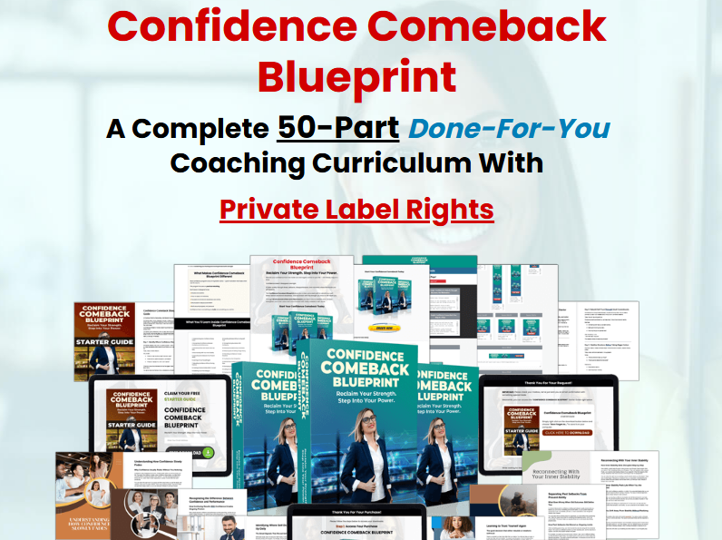 Confidence Comeback Blueprint PLR Firesale Review 2026: 50-Part Done-For-You Confidence Coaching Curriculum With Written Lessons, Video Format, and Full Private Label Rights 1 Confidence Comeback Blueprint PLR Firesale Review 2026