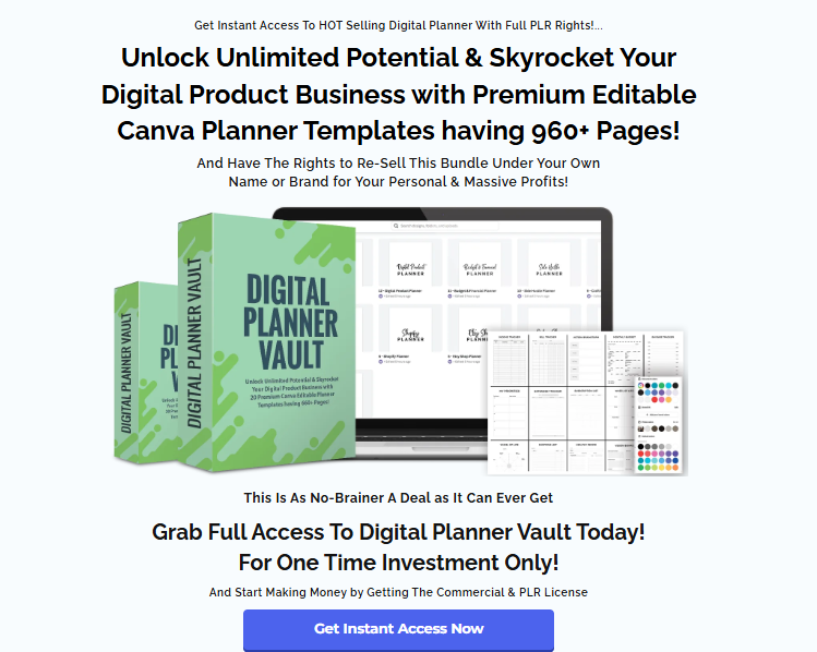 Digital Planner Vaults Review 2026: The Complete Done-For-You Canva Planner Bundle That Lets You Start Selling on Etsy Without Any Design Skills 1 Digital Planner Vaults Review 2026