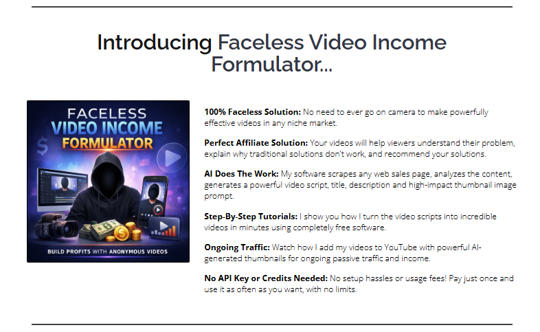 Faceless Video Income Formulator AI Review 2026: Jim Daniels' Step-by-Step System for Building Real Affiliate Income With Faceless YouTube Videos 2 Faceless Video Income Formulator AI Review