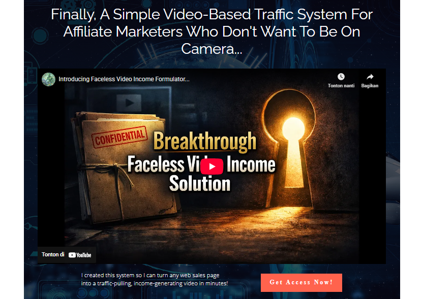 Faceless Video Income Formulator AI Review 2026: Jim Daniels' Step-by-Step System for Building Real Affiliate Income With Faceless YouTube Videos 1 Faceless Video Income Formulator AI Review