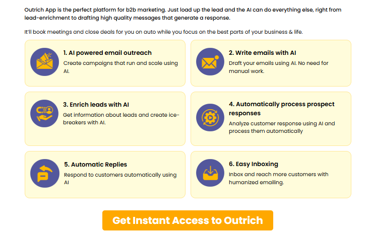 Outrich App Review OTO: AI Email Outreach, OTO Upgrades, and How to Make Money With It 3 Outrich App Review OTO
