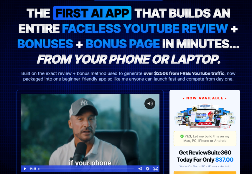 ReviewSuite360 Review 2026 by Jono Armstrong: The AI Launch Jacking System That Writes Your Script, Records Your Video, and Builds Your Bonus Page Automatically 1 ReviewSuite360 Review 2026 by Jono Armstrong