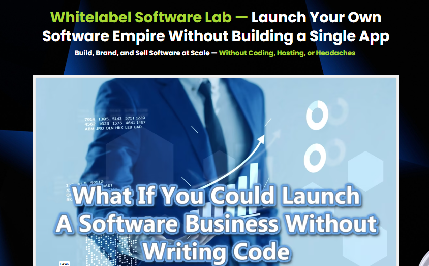 Whitelabel Software Lab Review 2026 by Richard Fairbairn: Own and Sell 50 Ready-Made Software Apps Without Writing a Single Line of Code 1 Whitelabel Software Lab Review 2026 by Richard Fairbairn