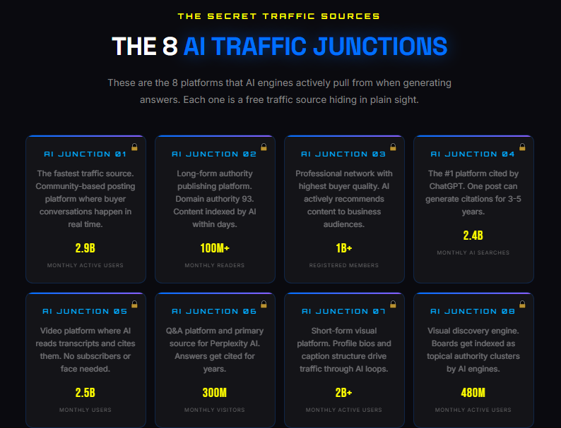 What is Traffic Generator AI? The 8-Module GEO System That Gets Your Links Cited by AI Engines Automatically 3 Traffic Generator AI Review 2026, OTO and Download