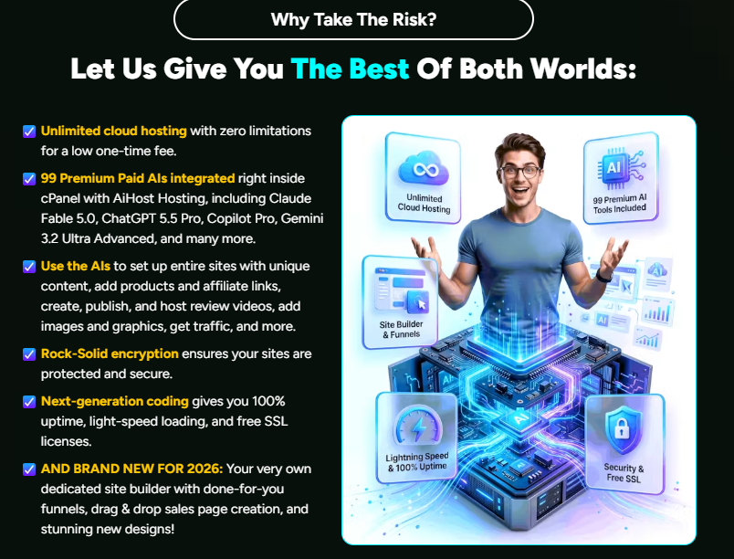 AiHost OTO Review 2026: Cloud Hosting Plus 99 AIs Including Claude 5 for a One-Time Payment — Every Upgrade, Feature, and Way to Build a Hosting Agency Business Explained 4 AiHost OTO Review 2026
