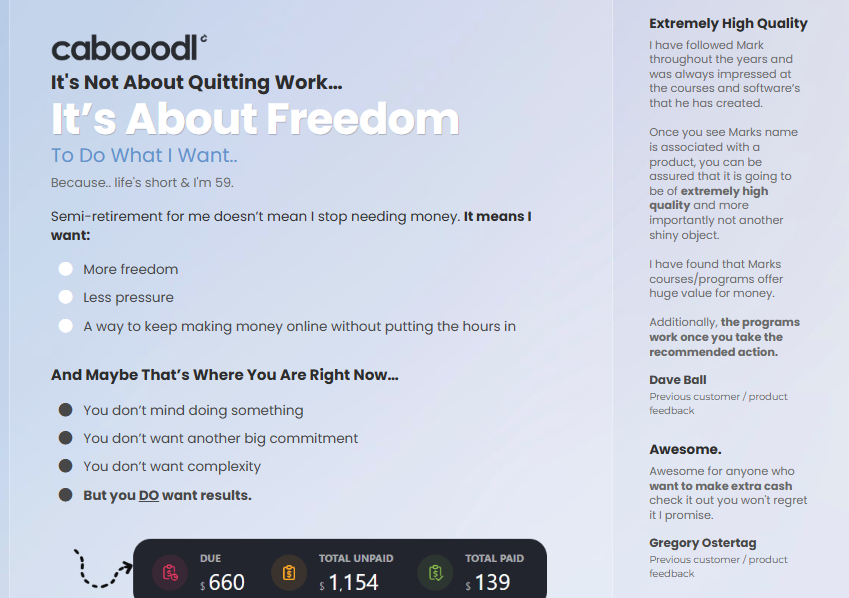 Cabooodl Review 2026: Mark Bishop's $17 Instagram Reels Affiliate System That Drives Free Targeted Traffic, Converts Automatically, and Pays Up to $96 Per Referral — No Funnels, No Ads, No Tech Skills 2 Cabooodl Review 2026 Mark Bishop
