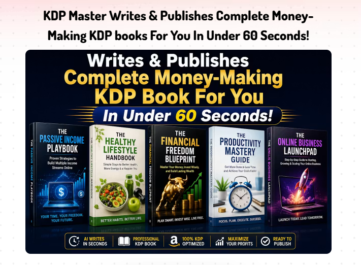 KDP Master OTO Review 2026: The All-in-One AI Book Publishing Platform — Features, Pricing, Discount Codes, 9 Upgrades, and Every Way to Generate Passive KDP Income From It 3 KDP Master OTO Review 2026