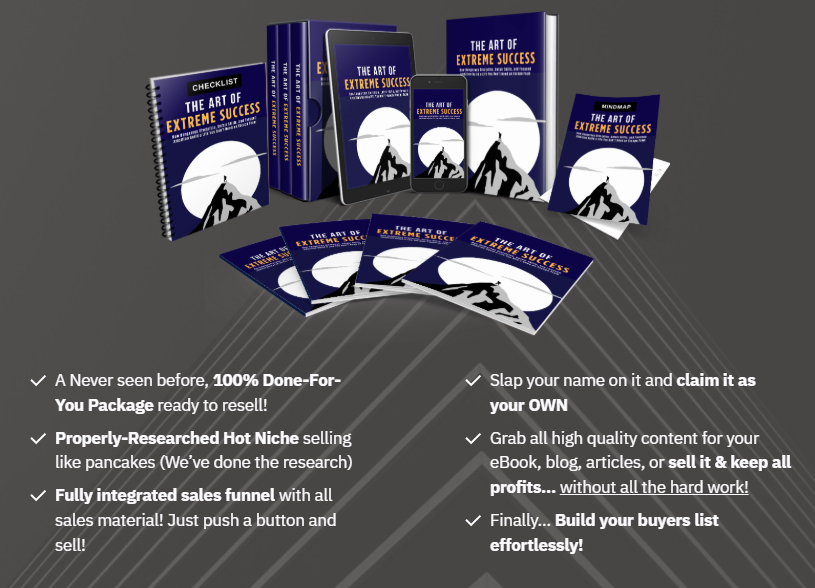The Art Of Extreme Success PLR Review 2026: The Complete Personal Development Product You Can Rebrand and Sell to Keep 100% Profit 1 The Art Of Extreme Success PLR Review 2026