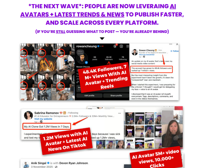 ViroFeed AI OTO Review 2026: Best AI Talking-Head and Faceless Video Creator by Yogesh Agarwal — Features, Pricing, 5 Upgrade Options, and How to Build Viral Traffic Channels Without a Camera 5 ViroFeed AI OTO Review 2026